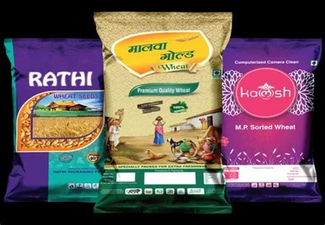 Multicolor Bopp Wheat Bag Capacity 10 To 100 Kgs Rs 10 Piece Id 21693135055