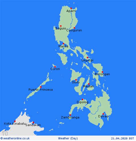 Overview Philippines Forecast Maps Weather Forecast