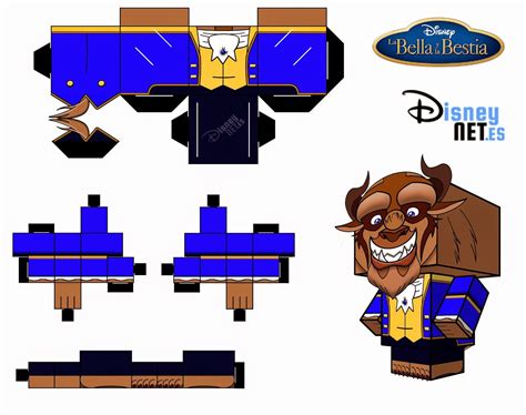 Resultado De Imagen De Cubecraft Disney Beauty And The Beast Crafts