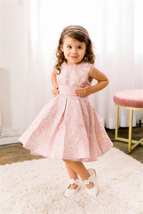 Soft Pink Short Dress Little Girls Party Dress Girls