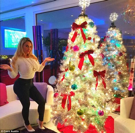Coco Austin And Britney Spears Show Off Their Christmas Trees On