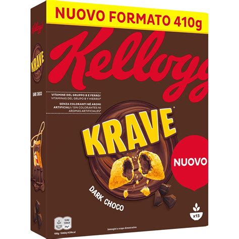 Cereales De Desayuno Rellenos De Crema De Chocolate Negro Paquete 410 G · Kellogg S Krave