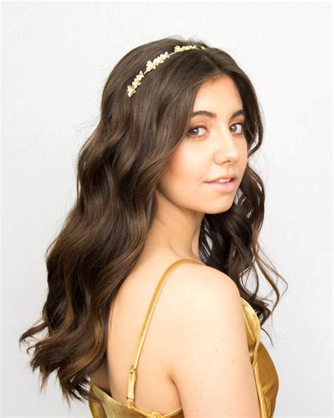 Maybe you would like to learn more about one of these? Headband Hairstyle With Romantic Waves: Holiday Hair ...