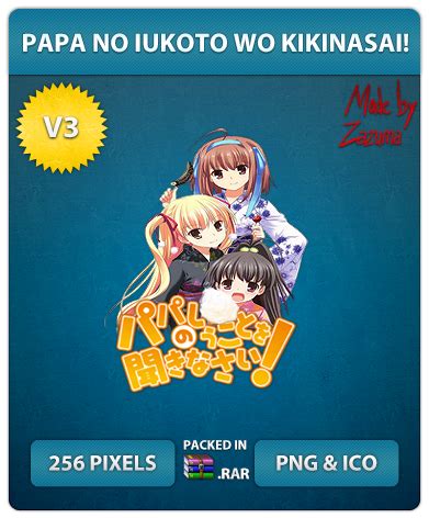Papa No Iukoto Wo Kikinasai V3 Anime Icon By Zazuma On DeviantArt