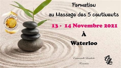 formation certifiante au massage des 5 continents salle notre dame waterloo bw november 13