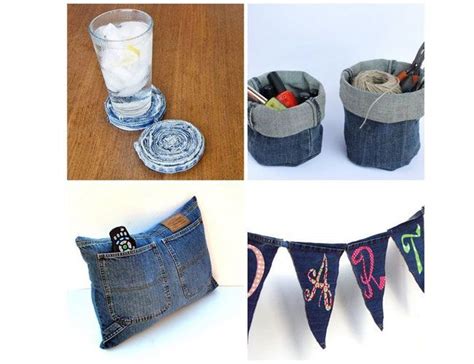 From tabletop accessories to furniture, your home decorations are about to enter their blue period. 20 Easy Ways to Upcycle your Old Denims