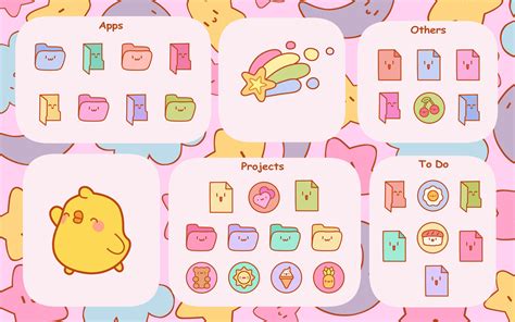 Cute Folder Icon Set By Akamichan9 On Deviantart Fold