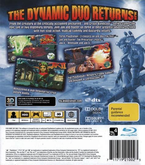 The third installment of the jak and daxter franchise. Jak and Daxter Collection Box Shot for PlayStation 3 - GameFAQs
