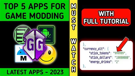 Top 5 Apps For Game Modding With Tutorial 2023 Youtube