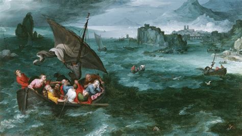 Christ In The Storm On The Sea Of Galilee Brueghel Jan The Elder