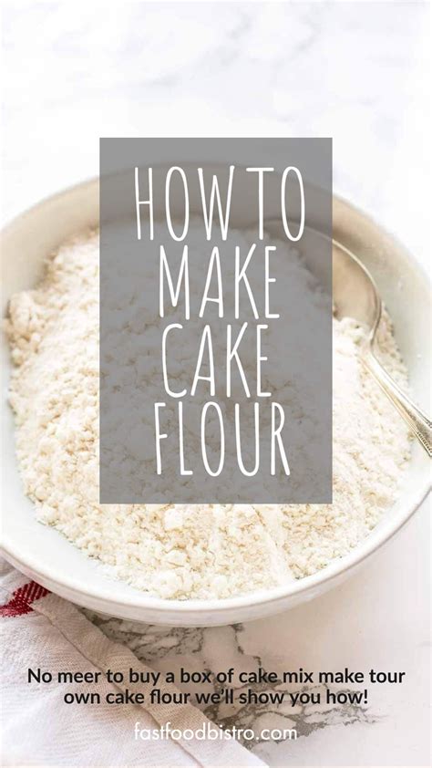 No Need To Buy A Box Of Cake Flour Because You Can Make Cake Flour