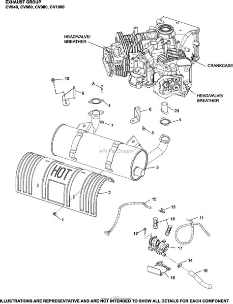 Free kohler engine service manual for cv23s 75569. Kohler CV980-2012 TORO-EXMARK 35 HP (26 kW) Parts Diagram ...