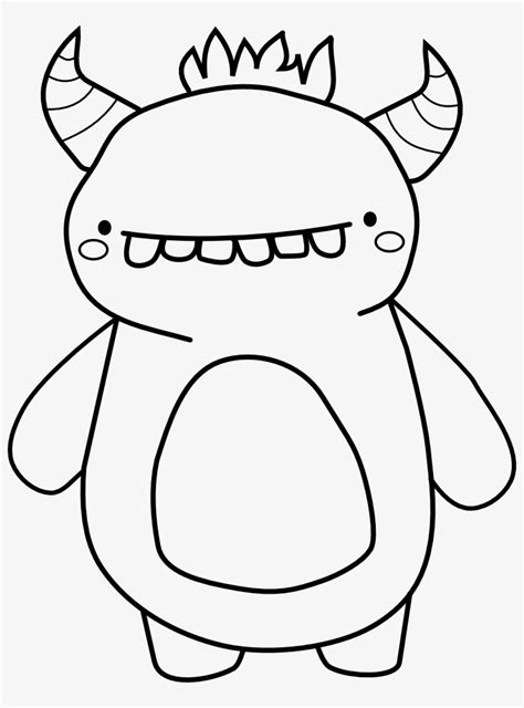 Printable Cute Monster Coloring Pages Printable World Holiday