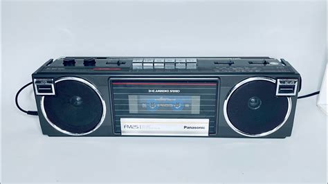 Panasonic RX FM25L Ambience Stereo Boombox RX Radio Cassette Player SW