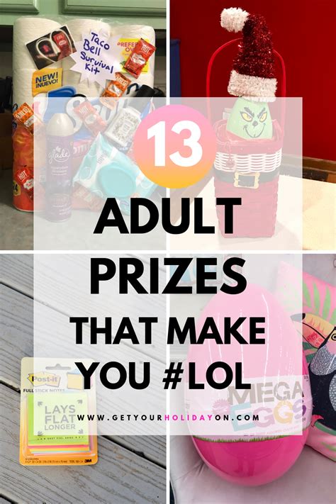 What To Use For Adult Game Prizes Get Your Holiday On Party Favors