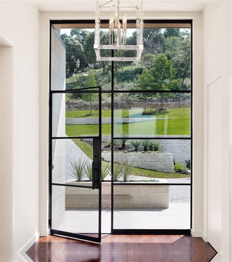 Metal Frame Glass Doors Glass Door Ideas
