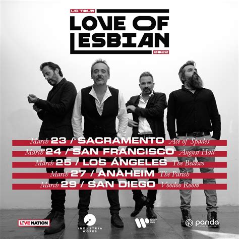 el grupo español love of lesbian nominado a 3 premios grammy latino en las categorías mejor