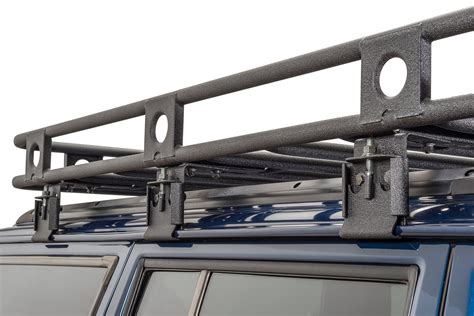 Smittybilt Defender Roof Rack For 84 01 Jeep Cherokee Xj With Rain