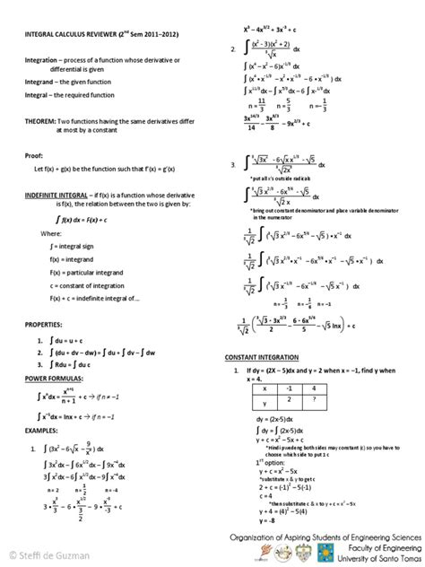 3 7 ⎪⎪ 44 1 for 0 ££ t ⎪ ()(rt ()=⎨ 100 300− ) 300. Integral Calculus Reviewer.pdf | Integral | Calculus