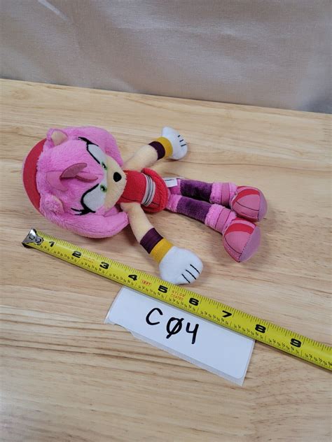 Sonic Boom Plush Amy Pink Hedgehog Tomy Toys Figure Rare 7 Ebay