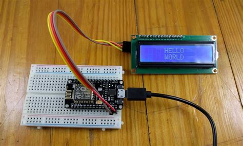 How To Connect An Lcd Display To Esp8266 Nodemcu Basteln