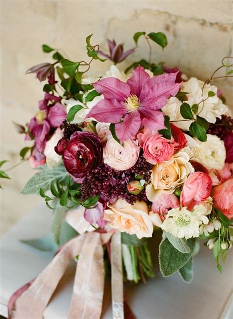 Purple Wedding Bouquets With Pretty Details Modwedding