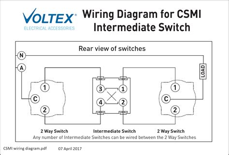 First we need to put down the safety device and strip all the wires , being. Intermediate Switch Mechanism | Switch Mechanisms | Outlets & Switches | Voltex Electrical