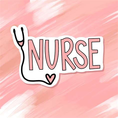 Nurse Sticker T For Nurses Nursing Nurse T Medicine Etsy Uk