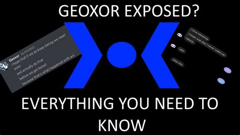 Geoxor Exposed And What You Need To Know Geoxorisover Youtube