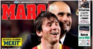 اختار ليونيل ميسي قائد برشلونة مانشستر سيتي للانتقال إليه خلال الانتقالات الصيفية الجارية بعدما أرسل فاكس إلى البلوجرانا طلب فيه فسخ التعاقد. ماركا الإسبانيا تلمح لاقتراب ميسي من الانتقال لمانشستر ...