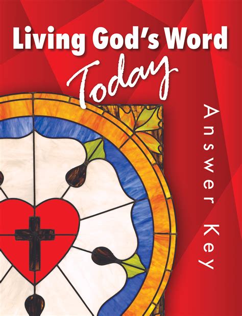 Living Gods Word Answer Key Concordia Publishing House