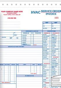 This free work order template offers a printer friendly work order form that is fully customizable for all your work order needs. HVAC Service Order/Invoice Form - 6531-3 - Brilliant Promotional Products