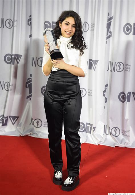Alessia Cara Goes Glam For 2016 Junos Red Carpet