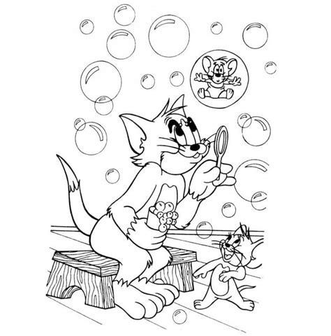 Planse De Colorat Cu Tom Si Jerry Sexiz Pix