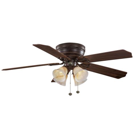 Ceiling fans from home depot are high quality and sold at affordable prices. Hampton Bay Carriage House 52 in. LED Indoor Iron Ceiling ...