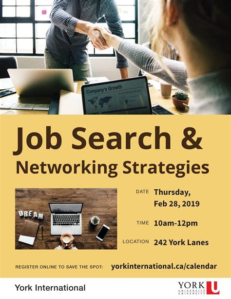 Job Search And Networking Strategies York International
