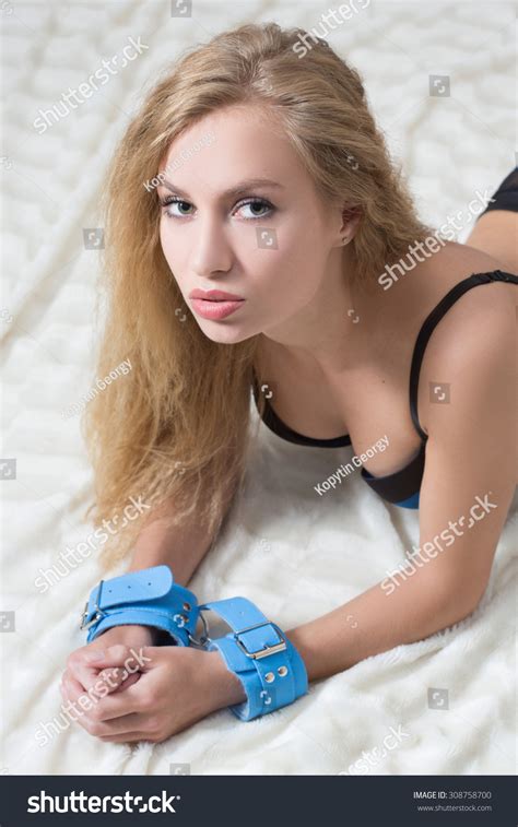 Hot Naked Blond Handcuffs Stock Photo Edit Now 308758700
