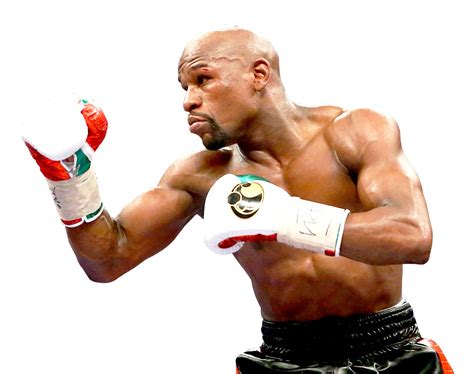 Floyd Mayweather Showing Off White Gloves