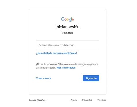 Iniciar Sesión En Gmail Cómo Entrar En Mi Cuenta De Correo En 2019