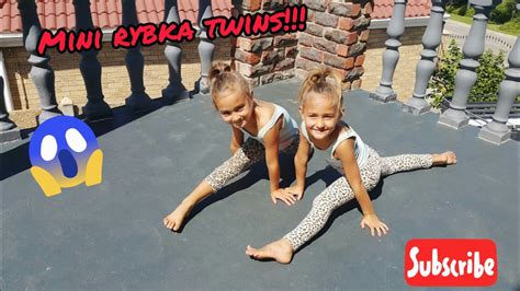 Splits With The Mini Rybka Twins Youtube