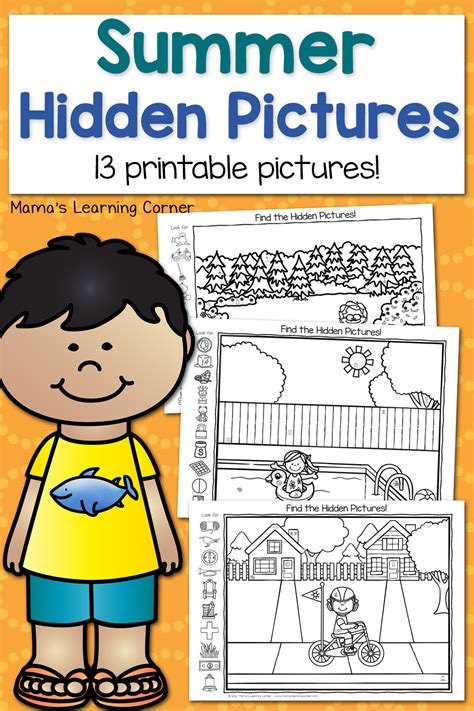 And itll keep them busy and having fun. Summer Hidden Pictures - Mamas Learning Corner