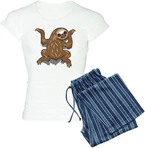 Cafepress Baby Sloth Pajamas Womens Pjs Uk Clothing
