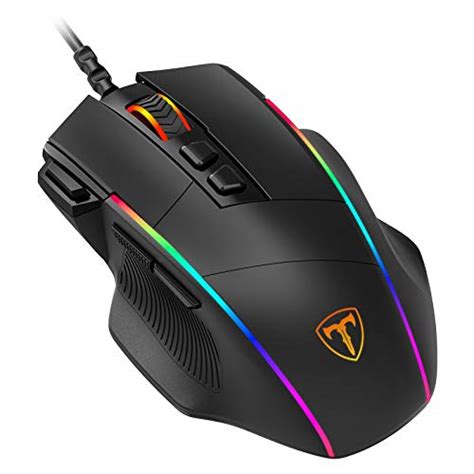 Pictek Mouse Gaming Mouse Rgb Ergonomico 8000 Dpi 5 Livelli