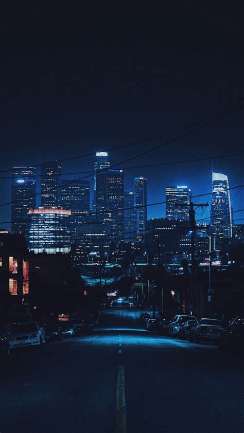 Dark Blue City Wallpaper Follow The Vibe And Change Your Wallpaper