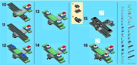 40049 mini sopwith camel is a promotional creator set released in june 2012. Pin on Lego Instructions