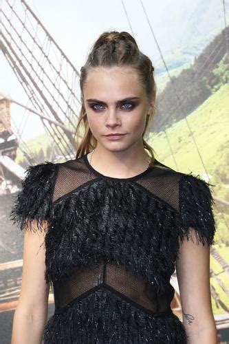 Whoops Cara Delevingne Suffers A Wardrobe Malfunction At The Pan Movie