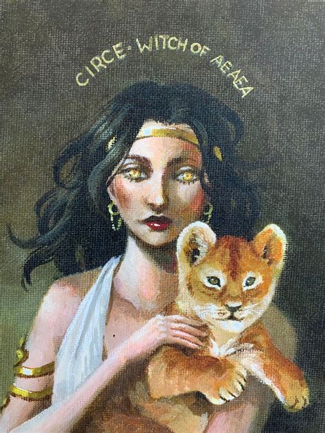 Circe 8x10 Fine Art Print Mythology Art Goddess Art Art