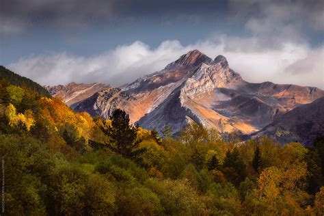Pyrenees Mountain Range At Autumn Del Colaborador De Stocksy Inigo