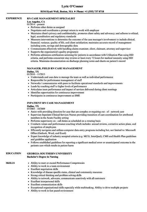Nurse manager cover letter no experience. Rn-case Management Resume Samples | Velvet Jobs