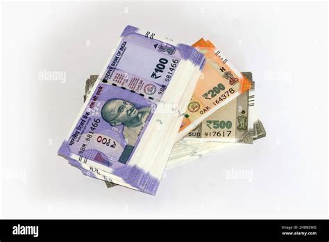Stack Of Indian Currency Notes Hi Res Stock Photography And Images Alamy